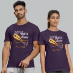 Customized Anniversary Couple T-Shirts – Personalized Matching Tees for Him & Her-11