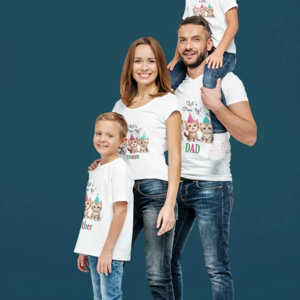 Custom Birthday T-Shirts for the Whole Family – Kids’ Party Edition -5