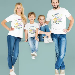 Custom Birthday T-Shirts for the Whole Family – Kids’ Party Edition -7