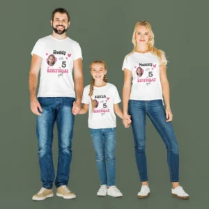 Custom Birthday T-Shirts for the Whole Family – Kids’ Party Edition -8