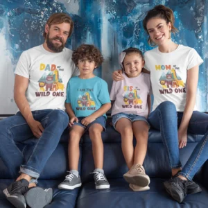 Family Matching T-Shirts for Kids’ First Birthday-13