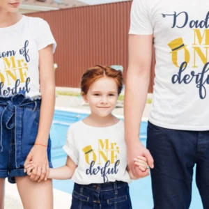 Family Matching T-Shirts for Kids’ First Birthday-16