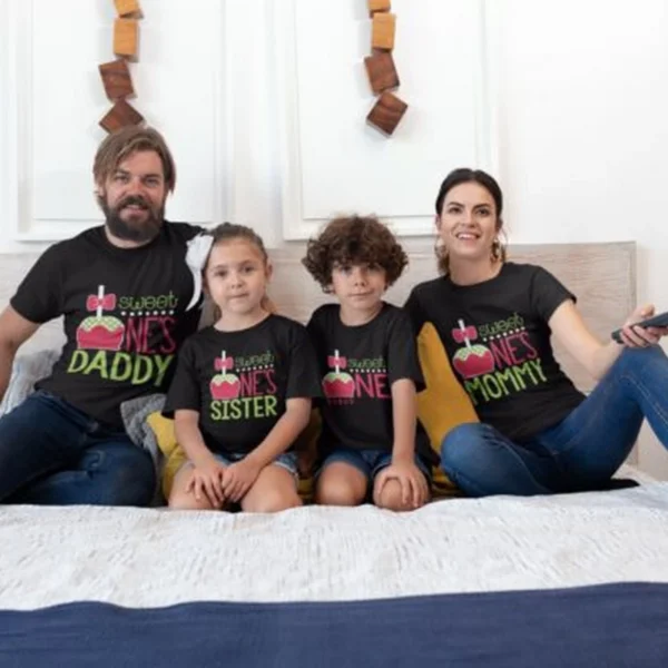 Family Matching T-Shirts for Kids’ First Birthday-5
