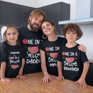 Family Matching T-Shirts for Kids’ First Birthday-6