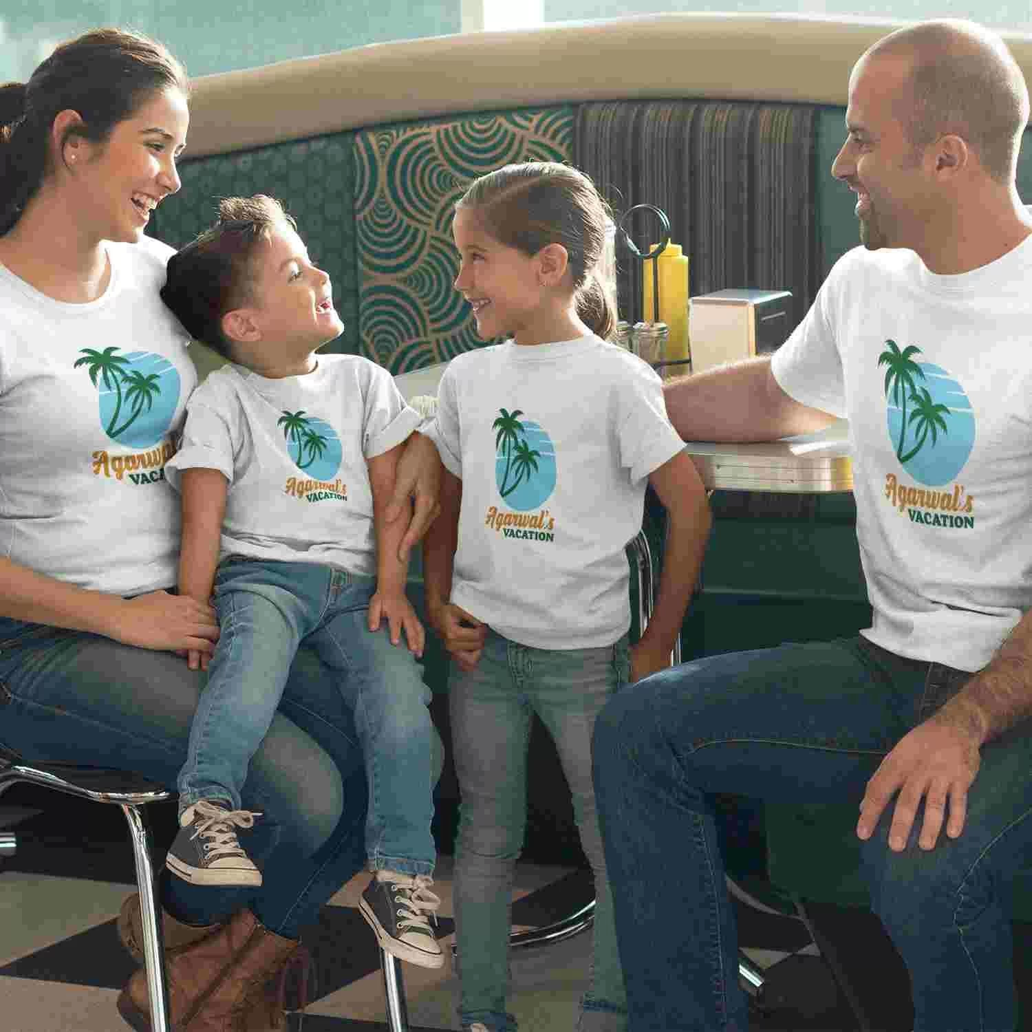 Matching Family Vacation T-Shirts - Personalized T-shirts for Family -46