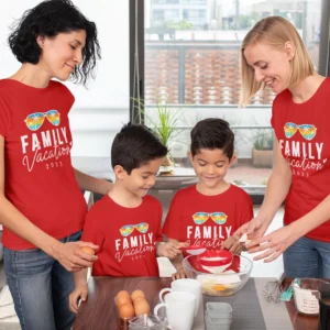 Matching Family Vacation T-Shirts - Personalized T-shirts for Family -24