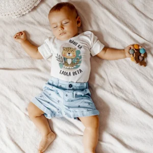 Personalized Baby Rompers & Tees with Family Titles-10