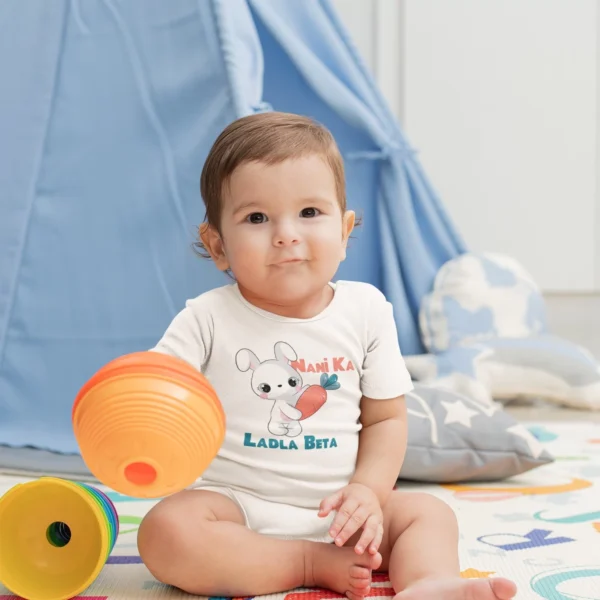 Personalized Baby Rompers & Tees with Family Titles