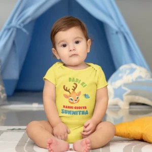 Personalized Baby Rompers & Tees with Family Titles-18