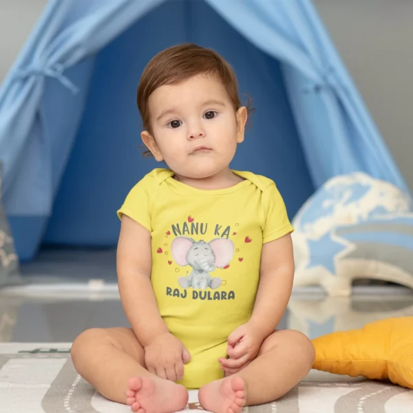 Personalized Baby Rompers & Tees with Family Titles-6