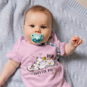 Personalized Baby Rompers & Tees with Family Titles-9