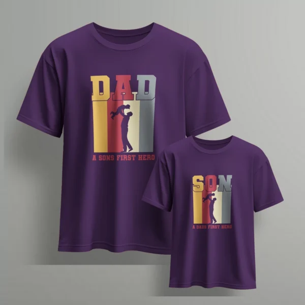 a dads first hero a sons first hero -3-Fathers day Tshirts