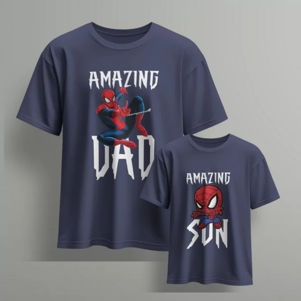 amazing dad amazing son - Fathers day Tshirts