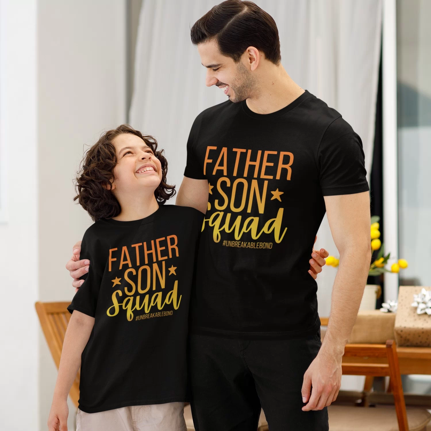Father & Son Matching T-shirts – Custom Gift Set-24