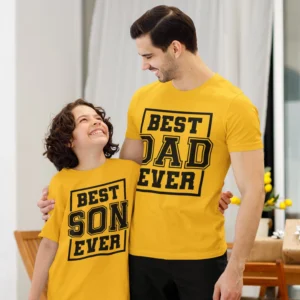 best dad ever - best son ever - Fathers day Tshirts