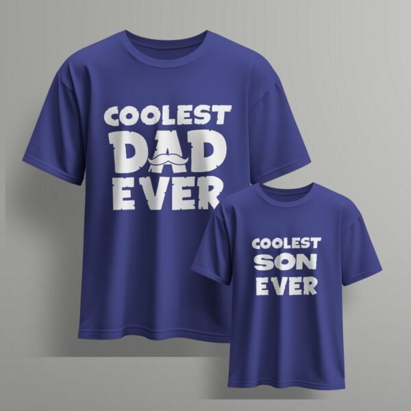 coolest dad ever coolest son ever-1 - Fathers day Tshirts