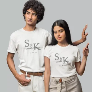 Personalised Couple T shirts - Customized Gifts for Couples-2