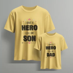 i-have-a-hero-i-call-him-dad-son-2-fathers-day-tshirts