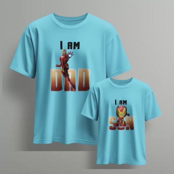 iam dad iam son-1 - Fathers day Tshirts