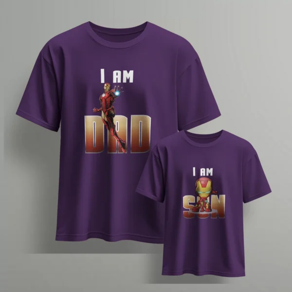 iam dad iam son-2 - Fathers day Tshirts