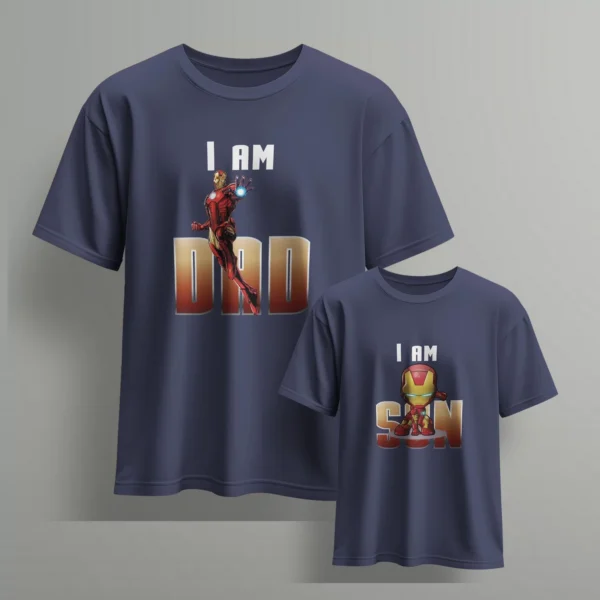 iam dad iam son-3 - Fathers day Tshirts