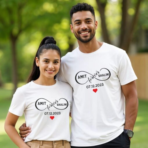 Matching Couple T-shirts - Customized Gifts for Couples-2