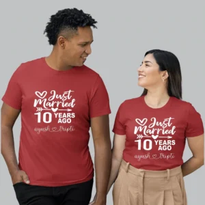 Anniversary Couple T-shirts (Set of 2)