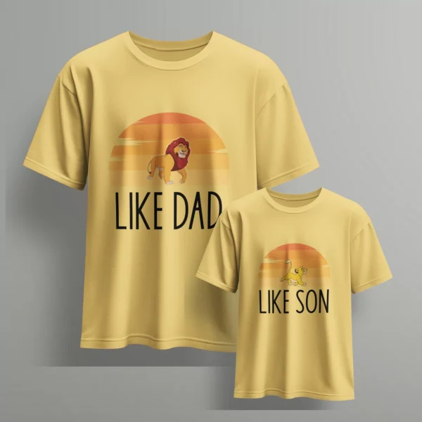 Father & Son Matching T-shirts – Custom Gift Set-19 - Image 4