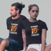 Customized Anniversary Couple T-Shirts – Personalized Matching Tees for Him & Her-2
