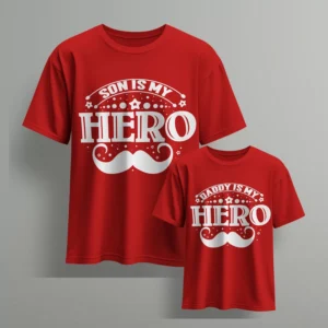 my dad is my super hero my son is my super hero - Fathers day Tshirts