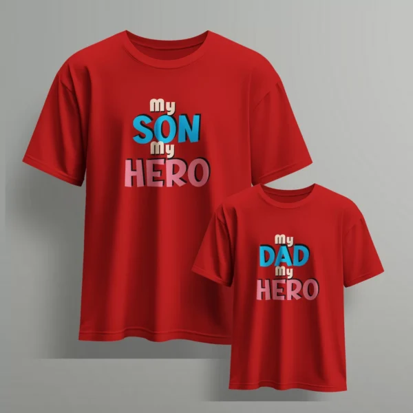my dad my hero my son my hero -4 - fathers day tshirts