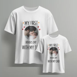 my-first-fathers-day-with-my-dad-son- fathers-day-t-shirts-3