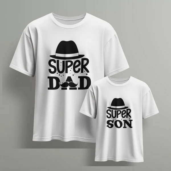 super dad super son-1 - Fathers day Tshirts