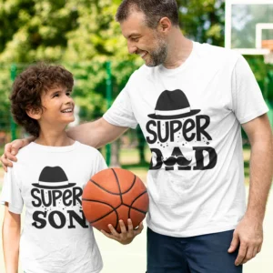 super dad and super son - Fathers day Tshirts