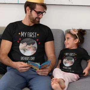 Custom Father Son Matching Tshirts - my-first-fathers-day-t-shirts