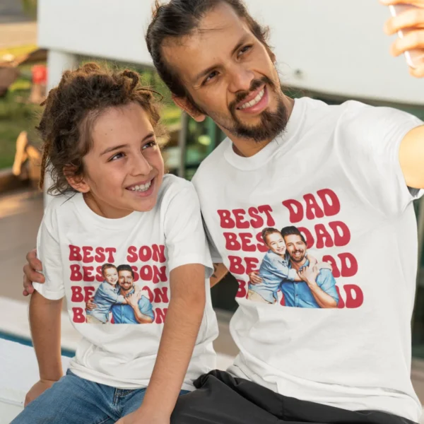 custom father son-matching tshirts-best-dad-son-fathers-day-tshirts