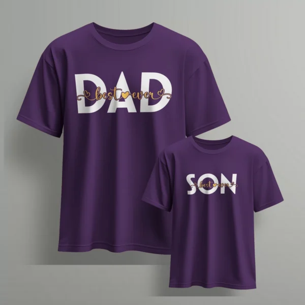 the best dad ever best son ever-1 - fathers day t-shirts