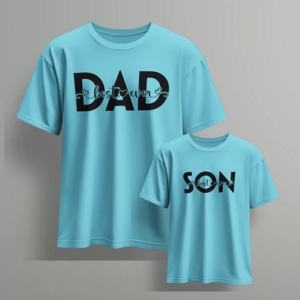 the best dad ever best son ever - fathers day t-shirts