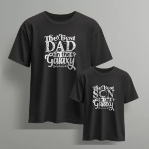 the best dad in the galaxy the best son in the galaxy-5 - Fathers day Tshirts