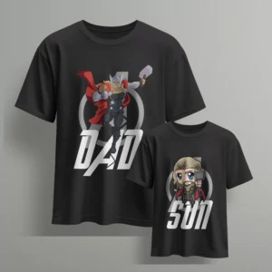 thor dad thor son-2 - Fathers day Tshirts