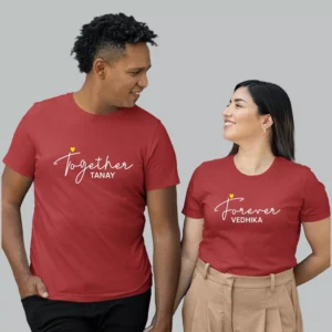 Matching Couple T-shirts - Customized Gifts for Couples-4