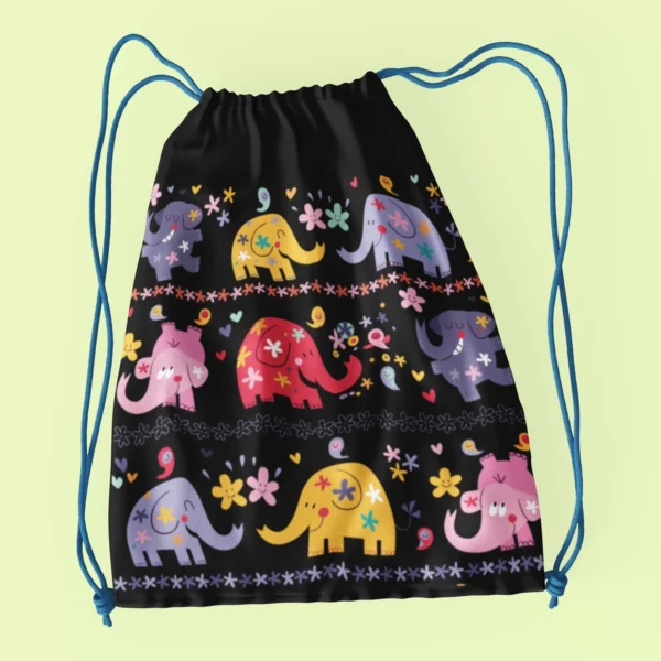 Custom Drawstring Bag with Name or Logo – Personalized Gym Bag