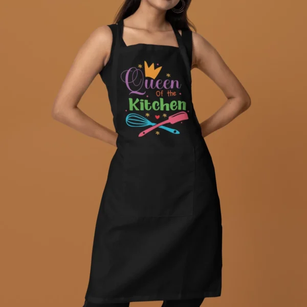 Personalized Kitchen Apron with Name or Text – Unisex Cooking Aprons - Image 3