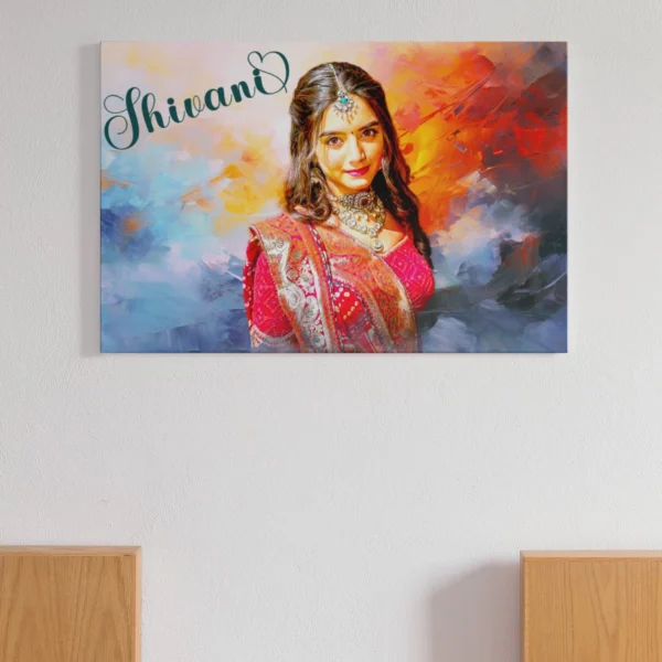 Personalized Canvas Photo Frame – Custom Printed Wall Decor - Image 3