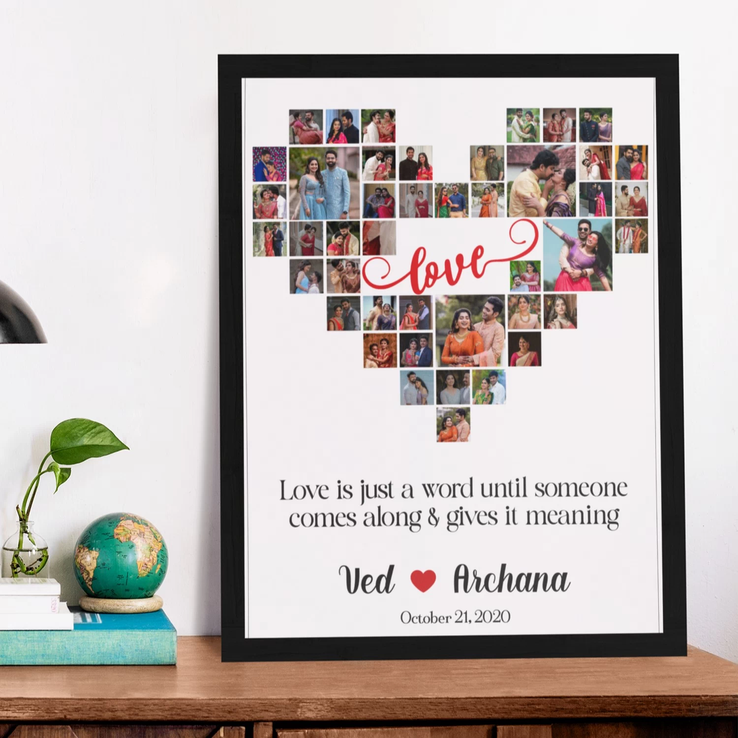 Poster Frame – Personalized Wall Art with Quote or Design